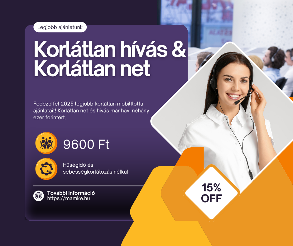 Korlátlan mobilnet és beszélgetés